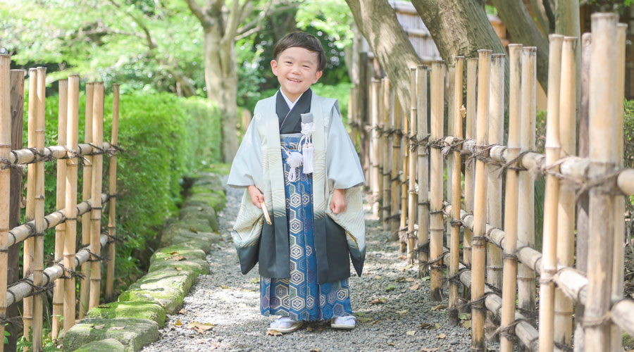 七五三5歳男の子袴イメージ